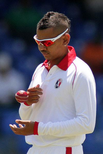 Photo: West Indies and Trinidad and Tobago spinner Sunil Narine. (Courtesy WICB/Ashley Allen)