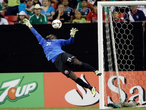 Photo: Central FC and Trinidad and Tobago goalkeeper Jan-Michael Williams established himself as one of CONCACAF's top goalkeepers over the last three years. (Courtesy Mysanantonio.com)