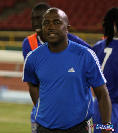 Photo: Club Sando and Naparima College coach Angus Eve. (Courtesy Wired868)