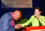 Anil Roberts and Kamla Persad-Bissessar
