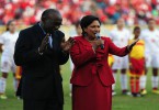 Jack Warner and Prime Minister Kamla Persad-Bissessar