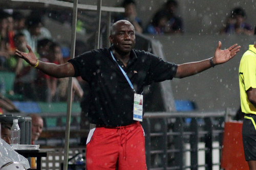 Photo: Trinidad and Tobago national women's under-15 team head coach Marlon Charles. (Courtesy SPH-SYOGOC/Eddie Chen)