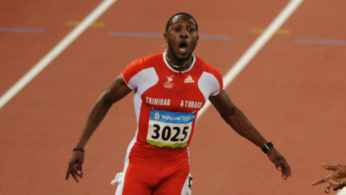 Photo: Trinidad and Tobago sprint star Richard "Torpedo" Thompson. (Courtesy Power 102FM)