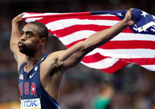 Photo: Sprinter Tyson Gay was using anabolic steroids when he helped the 4x100 metre US team to silver medals at the London 2012 Olympics. (Courtesy Vnews)