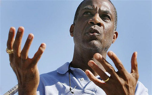 Photo: International cricket analyst and former West Indies legend Michael Holding. (Courtesy Telegraph.co.uk)