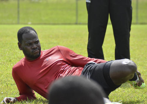 Photo: Central FC and Trinidad and Tobago goalkeeper Jan-Michael Williams. (Courtesy Allan Powder/Wired868)