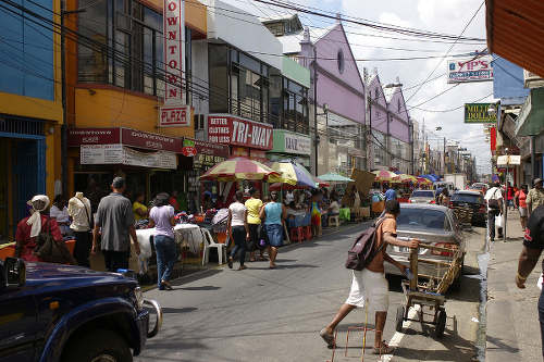 Photo: The bustling Charlotte Street in downtown Port of Spain. (Courtesy Flickr)