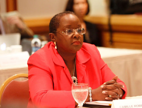 Photo: Planning Minister Camille Robinson-Regis.