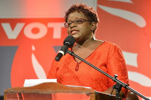 Photo: Planning Minister Camille Robinson-Regis. (Courtesy PNM)