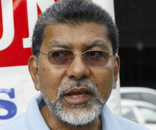 Photo: MSJ political leader David Abdulah said the TTGF Disciplinary Committee was advised to move the matter involving topless photos of Thema Williams and Marisa Dick to its council. (Courtesy Eternal Pantomime)