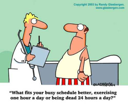 Photo: Maybe we should exercise more. (Courtesy Healthy Living, Healthy Lifting)