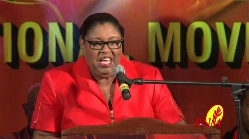 Photo: Housing Minister Marlene McDonald. (Courtesy PNM)