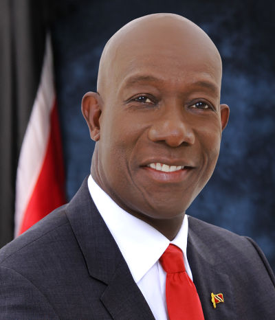 Photo: Prime Minister Dr Keith Rowley. (Copyright News.Gov.TT)