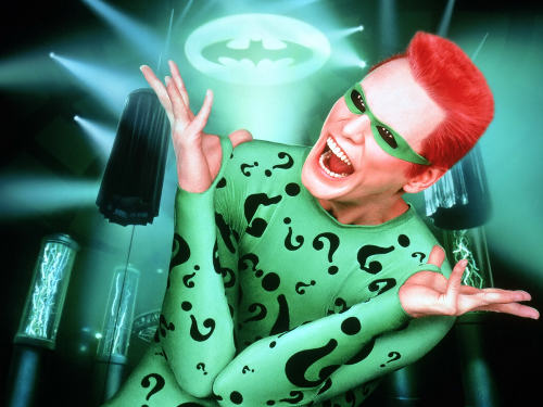 Photo: Riddle me this!