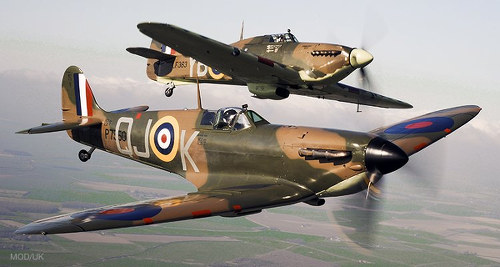 Photo: World War II Spitfires. (Copyright History.Net)