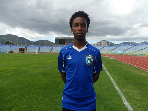 Photo: Morvant Caledonia United attacker Kareem Knights. (Courtesy: Dominique Fernandes/Wired868)