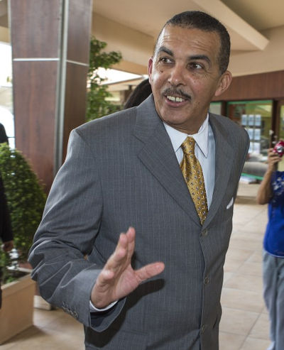 Photo: Trinidad and Tobago President Anthony Carmona is snapped before a meeting with China President Xi Jingping in Port of Spain on 2 June 2013. (Copyright Frederic Dubray/AFP 2016/Wired868)