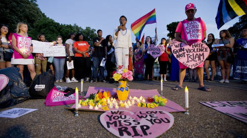 Photo: A tribute to the victims of the Orlando mass shooting. (Copyright Key103.co.uk)