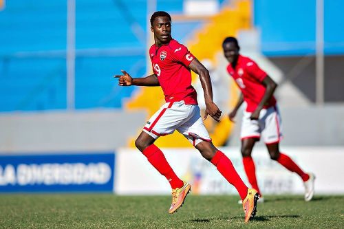 Photo: Former Trinidad and Tobago National Under-17 Team captain Noah Powder (left) is expected to help shore up the defence of the Under-20 squad. (Courtesy CONCACAF)