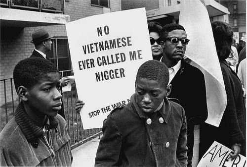 Photo: An anti-Vietnam war protest in the United States.