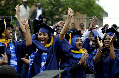 Photo: A graduation ceremony at Howard University in the United States. (Copyright Freddie Allen/NNPA)