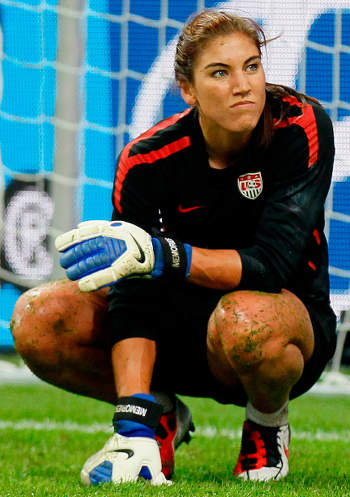 Photo: United States goalkeeper Hope Solo. (Copyright Kevin C Cox/Getty/FIFA)