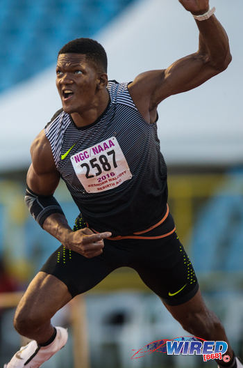 Photo: Keshorn Walcott throws during the 2015 NAAA National Championships. (Courtesy Allan V Crane/CAI Images/Wired868)