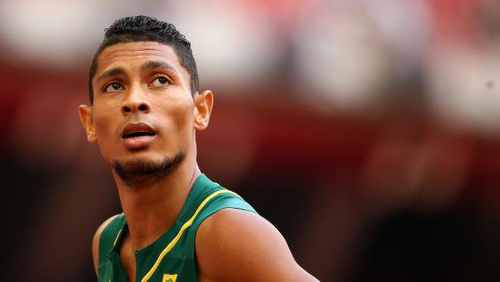 Photo: South Africa 200 metre and 400 metre sprint star Wayde Van Niekerk. (Copyright News.com.au)