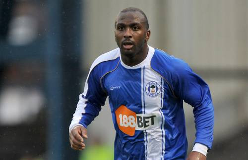 Photo: Former Trinidad and Tobago international striker, Jason Scotland, during his England Premiership stint with Wigan Athletic.