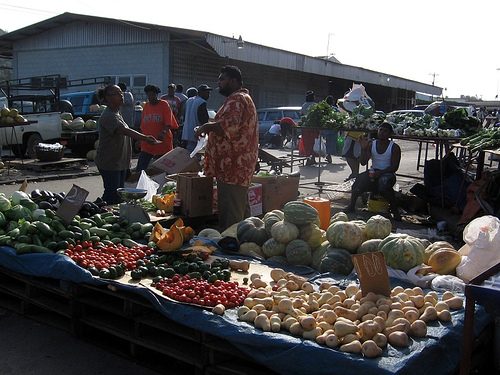 Photo: To market, to market, to buy...local. Courtesy Larkspurlazuli on Flickr