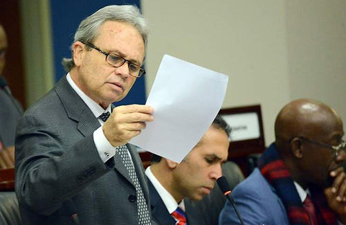 Photo: Finance Minister Colm Imbert. (Copyright WEFM)