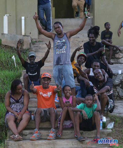 Photo: Morvant residents enjoy their first taste of Pro League football as Morvant Caledonia United and San Juan Jabloteh battled at the Morvant Recreation Ground on 16 October 2016. (Courtesy Sean Morrison/Wired868)