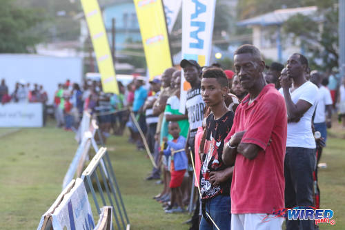 Photo: Spectators at the Morvant Recreation Ground look on as Morvant Caledonia United host San Juan Jabloteh in Pro League action at the Morvant Recreation Ground on 16 October 2016. Jabloteh won 4-2. (Courtesy Sean Morrison/Wired868)