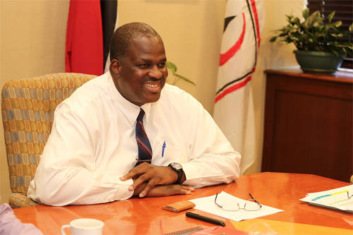 Photo: Petrotrin chairman Fitzroy Harewood. (Copyright Trinidad Guardian)