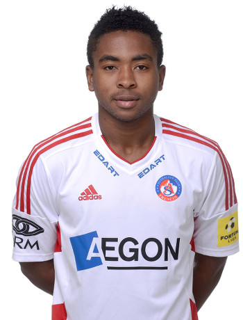 Photo: Trinidad and Tobago defender Keston Julien poses in his new AS Trenčín uniform.