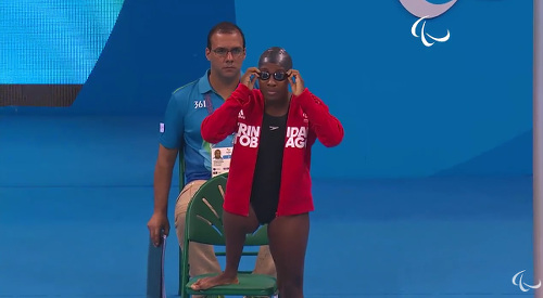 Photo: Trinidad and Tobago paralympic star athlete Shanntol Ince.