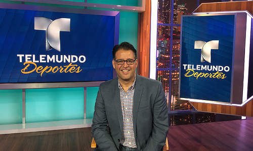 Photo: NBCUniversal executive vice president Eli Velazquez. NBCUniversal is the parent company of Telemundo. (Copyright Sportsvideo.org)