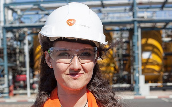 Photo: An engineer at a job site.