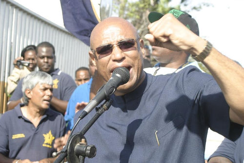 Photo: Oilfields Workers Trade Union (OWTU) president general Ancel Roget. (Copyright Industriall-Union.org)