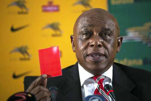 Photo: Former FIFA presidential candidate and racism task force member Tokyo Sexwale. Sexwale was a close friend of Nelson Mandela and spent 13 years in jail for conspiring against the racist South African government. (Copyright Le Nouvel Observateur)