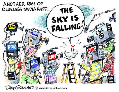 Photo: A satirical take on the media.