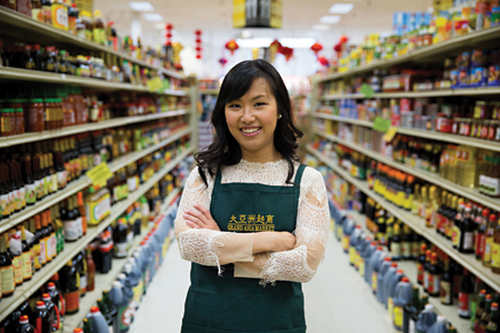 Photo: A grocery manager.