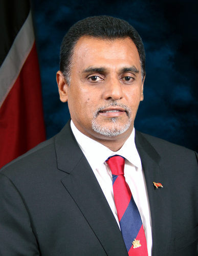 Photo: Minister of Works and Transport Rohan Sinanan. (Copyright News.Gov.TT)