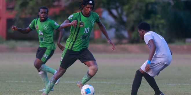 Intercol 25: St Augustine protest bizarre red card—attacker Elijah Baptiste struck by opponent, then sent off!