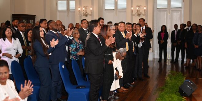 Kamla names Cabinet; Tancoo gets Finance, Sturge is Defence Minister, and Watts inherits Sport
