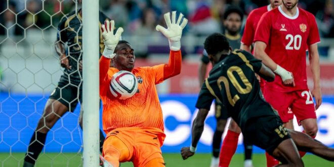 Smith shines for Soca Warriors in Russia, despite 3-0 loss to hosts