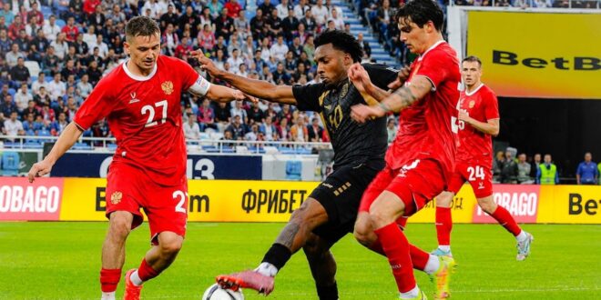 Smith shines for Soca Warriors in Russia, despite 3-0 loss to hosts